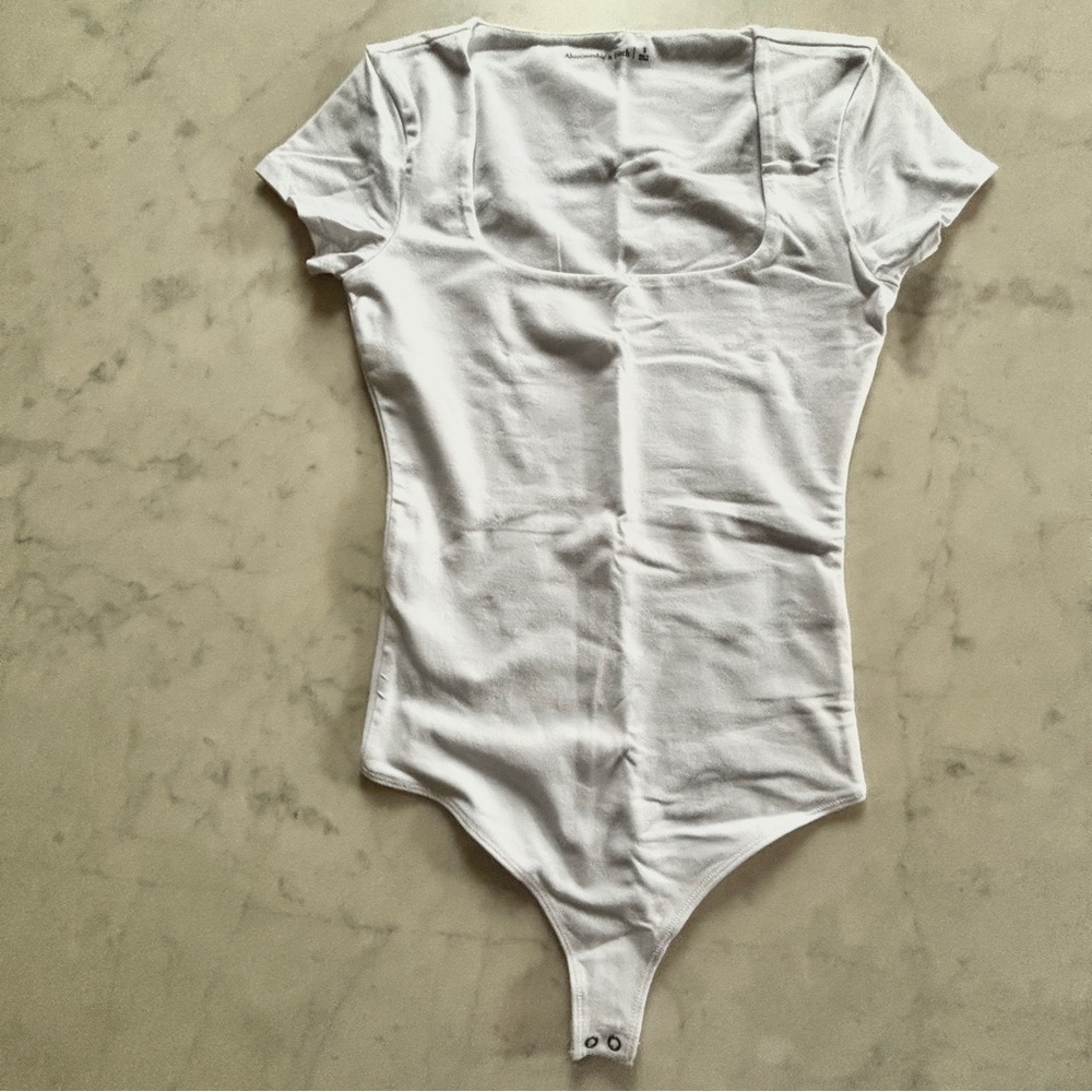 Abercrombie & Fitch Classic White Bodysuit